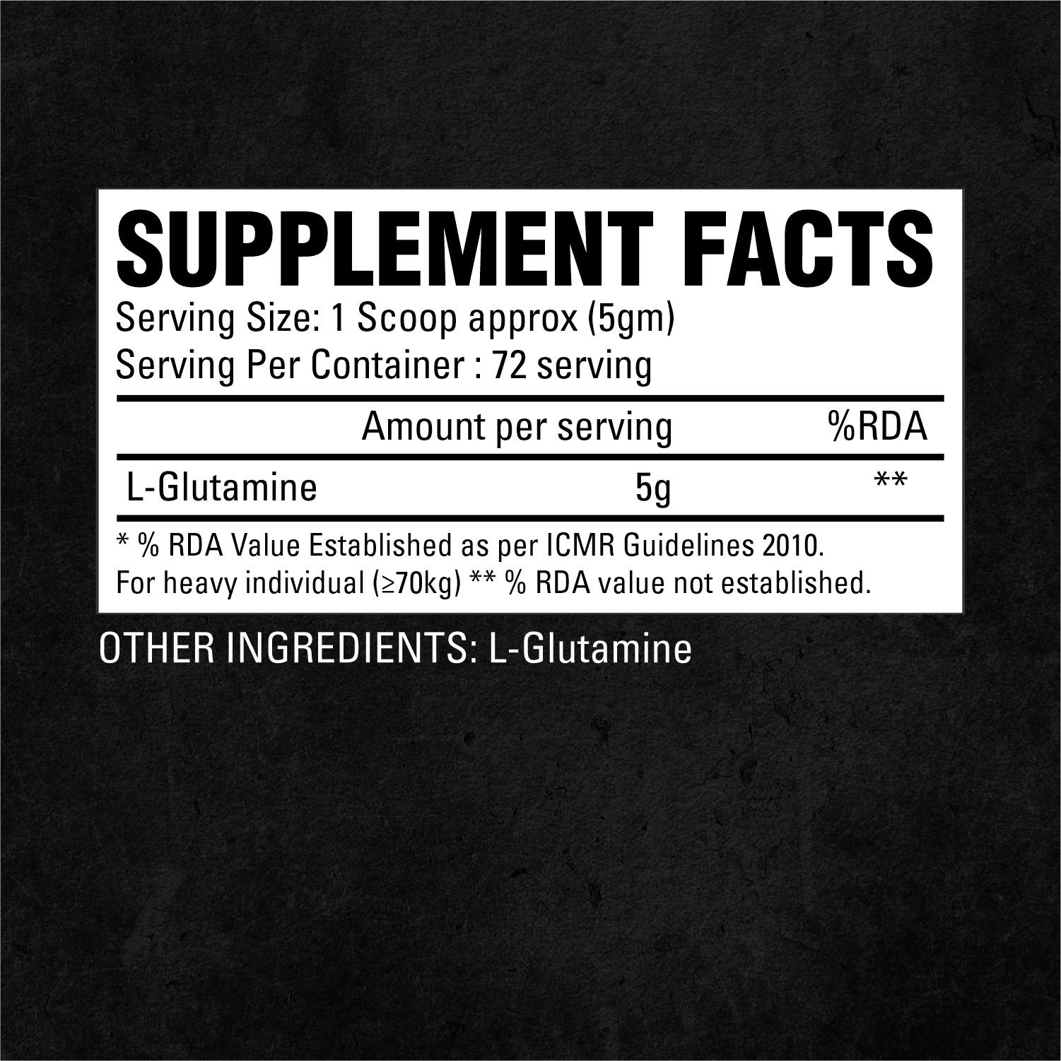 Muscle Blade Glutamine Powder - Image 2